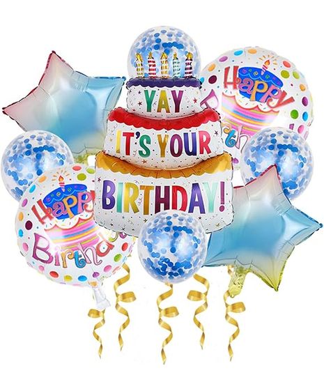 Birthday Brights Balloon Bouquet