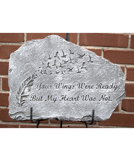 When Your Wings Were Ready Memorial Plaque
