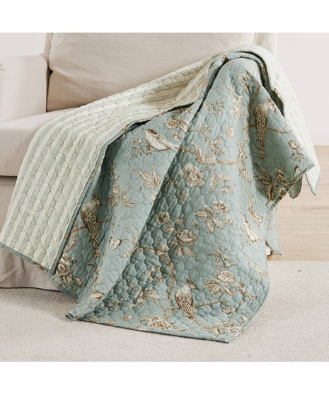 Lyon Teal Throw