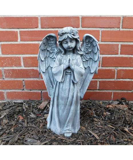 Heavenly Grace Angel – Standing in Prayer with Halo