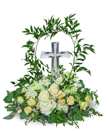 Shelter My Love with Crystal Cross - Keepsake