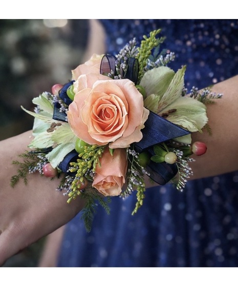 Blue Corsage