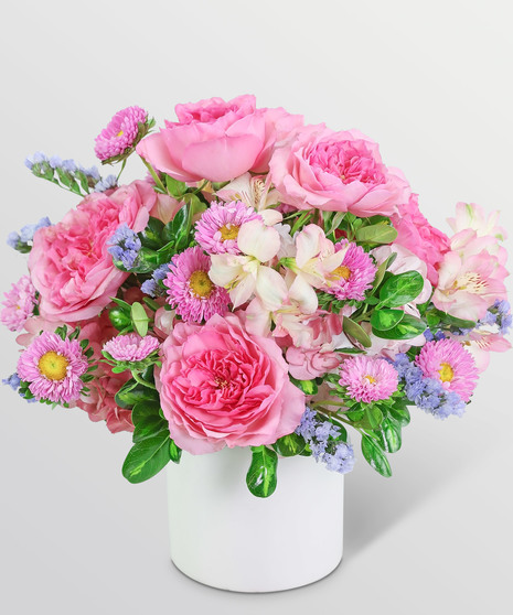 Lush Pink Garden