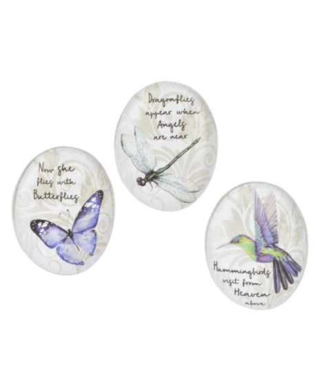 Bereavement Spiritual Winged Memory Stones