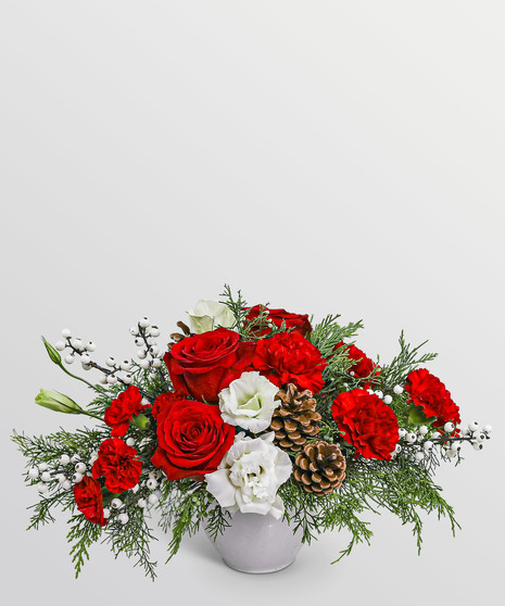 Snowberry Holiday Centerpiece