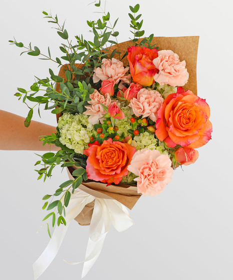 The Coastal Wrapped Bouquet